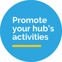 Promote your hub’s activities